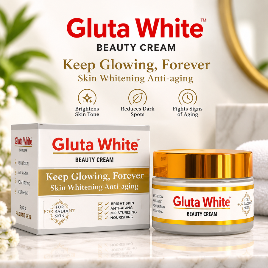 Gluta White Beauty Cream – Brightening & Anti-Aging Skin Care Cream