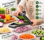 12-in-1 Vegetable Chopper | Multi-Function Food Slicer, Dicer & Cutter for Fast Kitchen Preparation