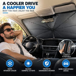 Car Sunshade Umbrella | Foldable Windshield Sun Shade for Heat & UV Protection