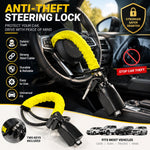 Car Steering Wheel Lock | Universal Anti-Theft Security Device for Cars, SUVs & Trucks