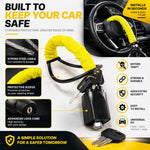 Car Steering Wheel Lock | Universal Anti-Theft Security Device for Cars, SUVs & Trucks