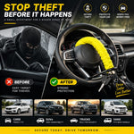 Car Steering Wheel Lock | Universal Anti-Theft Security Device for Cars, SUVs & Trucks