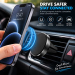 Magnetic Car Phone Mount | Strong Magnetic Air Vent Phone Holder for Safe Driving