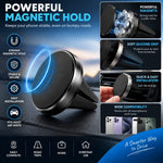 Magnetic Car Phone Mount | Strong Magnetic Air Vent Phone Holder for Safe Driving