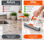 Mini Foldable Desktop Mop | Self-Squeeze Sponge Mop for Kitchen, Bathroom & Glass Cleaning
