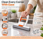 Mini Foldable Desktop Mop | Self-Squeeze Sponge Mop for Kitchen, Bathroom & Glass Cleaning